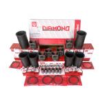 6150-21-2221 6D125 PC400-5 KOMATSU Engine Parts Cylinder Liner Kit