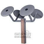 outdoor gym equipment Park Wood outdoor Exercise Equipment Tai Chi Spinner For