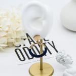 Nostril Gold Piercing Earrings Diamond Helix 16g Cartilage Hoop Crown Gold