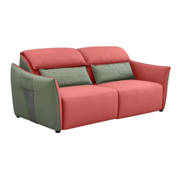 BN Push-Pull Sofa Bed Solid Wood Frame Multifunctional Sofa Bed Electric Switch Panel Telescopic Function Sofa Bed