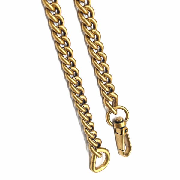 New Aluminum 3.0mm Antique Gold Chain Strap Purse Strap Handles Bag Handbag Chain