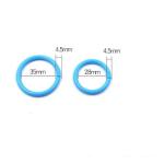 PE Plastic Snap Lock Binding Rings 15 20 27 28 32 35 40mm