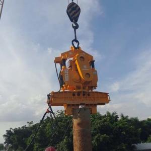 Wholesale High Working Pile Driving Equipment Pile Hammer 120Kw Electric Vibro Hammer For Steel Casing Pile from china suppliers