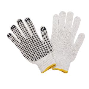 Wholesale Pvc Dotted White Cotton Gloves for Construction Work C078D1-N 20-27cm 40g-100/PR from china suppliers