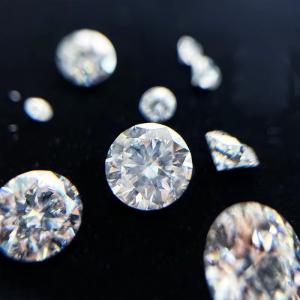 Wholesale 5mm-20mm VVS1 White Round Cut Loose Moissanite Stone Heat Treated for Stud Earrings from china suppliers