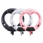 96w Rechargeable Heart Ring Light Battery power 18 Inch LED Selfie Ring Light