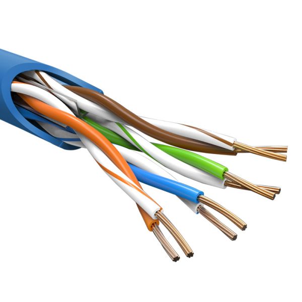 Customized Color Indoor RJ45 Connector Cat6 Patch Cord PVC Jacket Copper