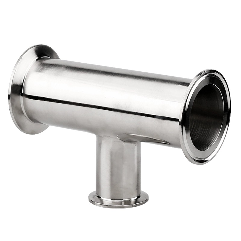 Customized Welding Connection Polished SS304/316L Sanitary Fittings Clamped Reduce Tee