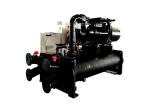 Double Compressor Water Chiller Units , Hermetic Screw Throttle Water Cooled