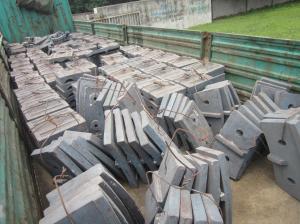 Wholesale Cr15Mo3 Material 320 / 580 Ball Mill Liners Hardness More Than HRC52 Mining Industry from china suppliers