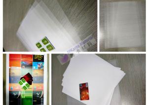 Wholesale PETG Coated Overlay Clear Plastic PET/PETG Sheet For credit card from china suppliers