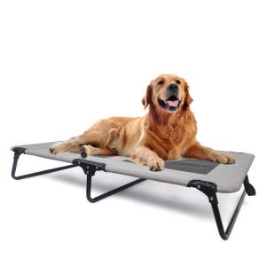 Wholesale Outdoor Indoor Pet Bed Cushion Elevated Cooling Pet Cot Bed With Strong Mesh Steel from china suppliers