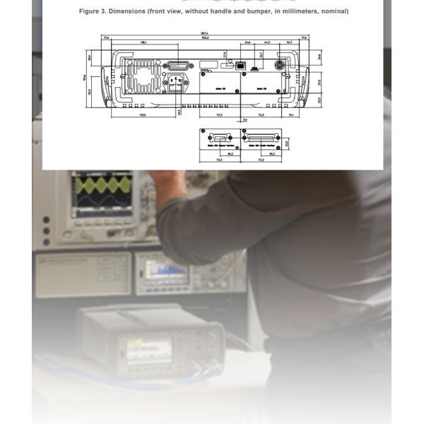 Keysight Agilent E4980A Precision LCR Meter with 20 Hz to 2 MHz Frequency 0.05% Basic Accuracy and 75 dB Dynamic Range