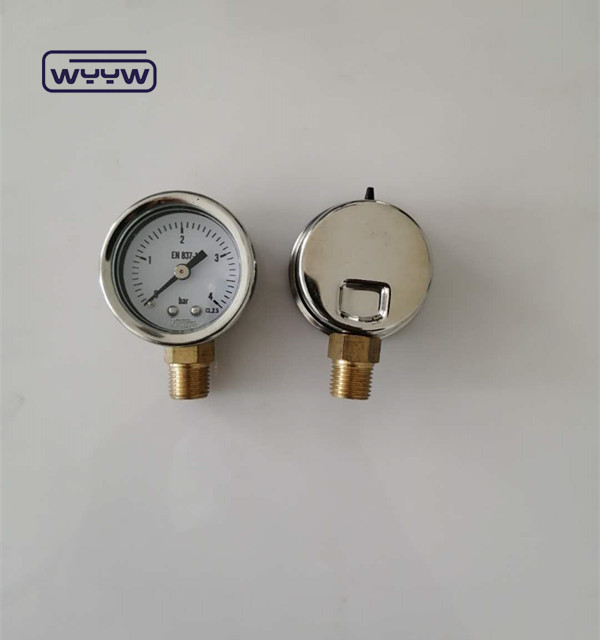 Dial Manometer And Pressure Gauge Bottom Mount Class B