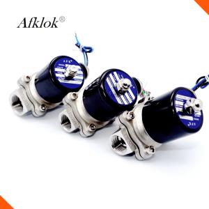 Wholesale NPT Female Water Solenoid Valve Direct Acting Applied To Air Water Oil Steam from china suppliers
