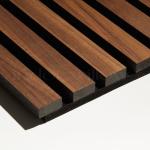 Natural OAK Wood Color Acoustic Slat Wall Panel Class A Fire Rating Indoor