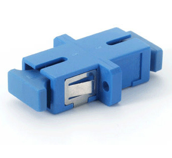 Black color Ceramic or Bronze Sleeve MPO Fiber Optic Adapter for CATV Networks