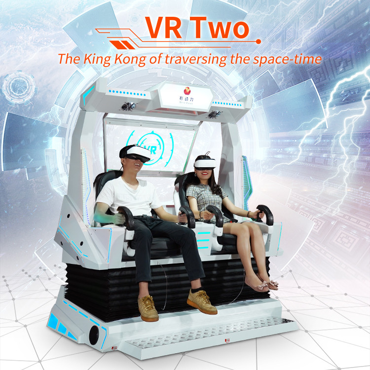 Small Business Dynamic Effect 9D VR Cinema 2 Seats Virtual Reality Machine