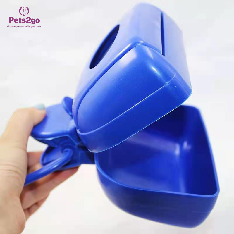 500g PP 18cm Dog Poop Shovel With Scented Bags