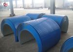 High Speed Chemical Fertilizer Conveyor Belt Sea Blue Rainproof Cover