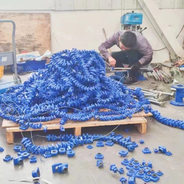 DN150 Resilient Seated Gate Valve Ductile Iron Hand Wheel Non Rising Valve