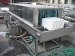 Turnover Basket Washing Machine , Fruit And Vegetable Plastic Crate Washing
