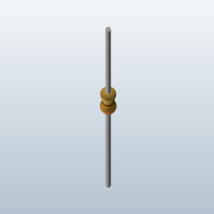 Wholesale 330 Ohm 1 / 6W Carbon Film Resistor , 1 / 6 Resistor from china suppliers