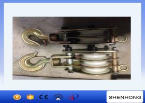 Wholesale Tower Erection Tools 3 Ton Nylon Sheave Hook Fitting Lifting Tackle Blocks from china suppliers