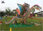 Full Size Luminous Giant Dinosaur Statue Models Obotic Equipment / T Rex Lawn