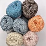 1/2.6NM Blending Cute Fluffy Air Yarn For Knitting Baby Dolls Hair Clip