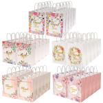 Customized Logo Kraft Paper Bags with Hand Length Handle and Thank You Gift