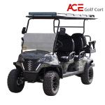 Customizable Electric Golf Cart With Seatbelts 30km/H Max Speed Yellow Color