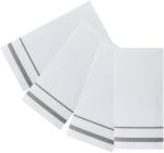 SGS White Paper Table Cover , Airlaid Disposable Linen Tablecloth OUCHAME