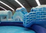 Fun Inflatable Amusement Park Giant Ice World Antarctic Penguin Water Amusement