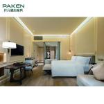 Fashionable Five Star Hotel Bedroom Furniture Set , Luxury Upholstery Bedroom