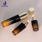 10g 30g 50g Double Wall Cream Jar Brown Lip Balm Container Oval Matte Frosted
