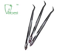 Wholesale Anti Rust Double Elbow Full Metal Teeth Tweezers from china suppliers