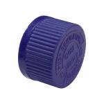 28/410 Purple Plastic Striped Child Resistant Cap Anti Slip Press And Turn Cap
