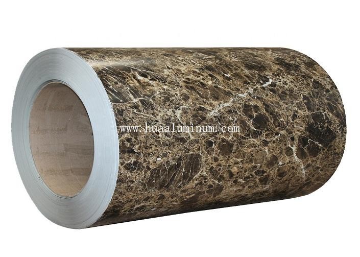 Anti UV 1100 Aluminum Sheet Metal Roll With Marble Coating