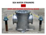 CB/T497-2012 SPECIAL SEAWATER FILTER FOR DESULFURIZATION TOWER - MARINE ANTI