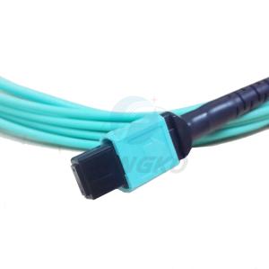 Wholesale Female MPO MTP Fiber Patch Cable Cord OM3 4 8 12 16 Cores from china suppliers