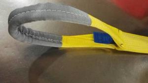 Wholesale Yellow Double Ply Webbing Sling , Polyester Duplex Webbing Slings Ce Gs Certificate from china suppliers
