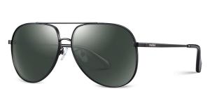 Wholesale Anti Glare Metal Frame Polarized Sunglasses Size With 145MM Temple Length from china suppliers