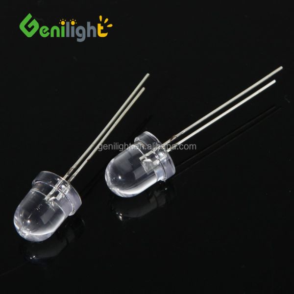 5mm Round Diode Genilight 8mm F8 LED Standard Transparent Electronic Components