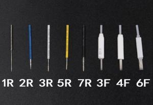 Wholesale 1R Permanent Makeup Eyebrow Needles / 1 Prong Round Mosaic Needle from china suppliers