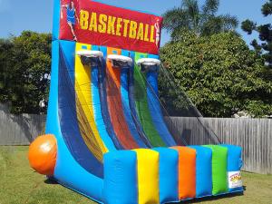 Wholesale 0.55 PVC Tarpaulin Inflatable Interactive Games Giant Inflatable Basketball Hoop from china suppliers