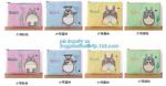 Boys girls solid color large capacity canvas pencil bag case, stationery pencil