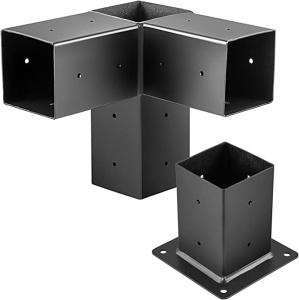 Wholesale Outdoor Pergola Mounting Bracket Made of Carbon Steel with 5mm Thickness from china suppliers