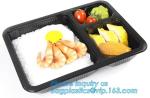 OEM and ODM custom plastic 2100ml pp 4 compartment plastic food box,disposable