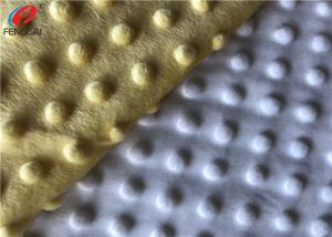 Wholesale 1mm Pile 100% Polyester Minky Dot Blanket Fabric Minky Plush Fabric from china suppliers